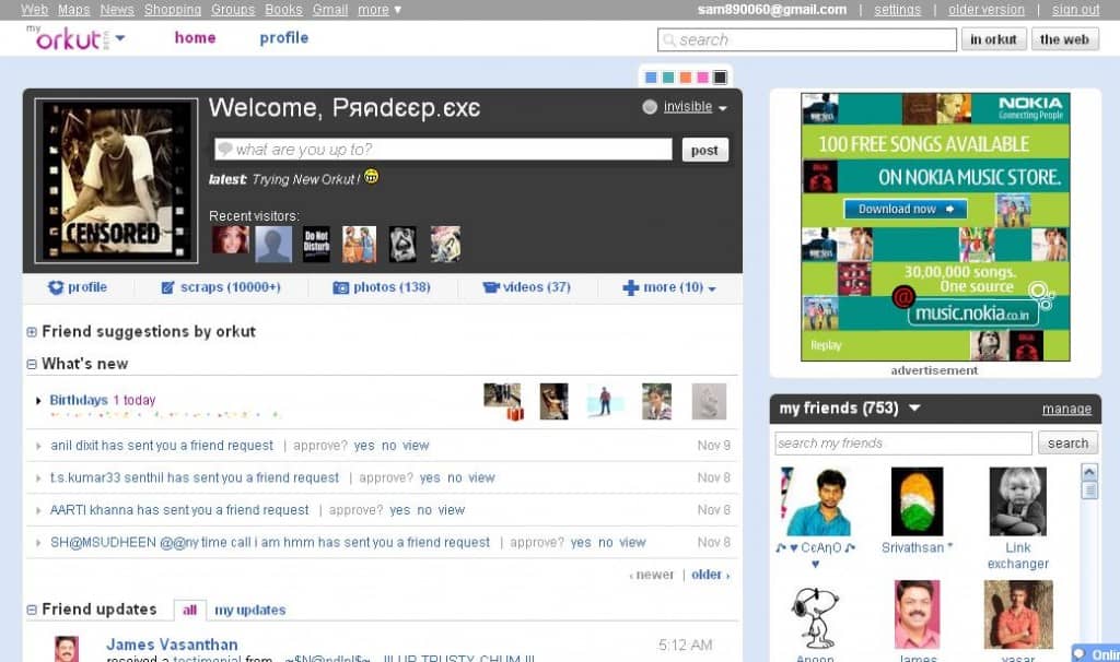 Grab 7 Free Orkut New Design Invitations : Giveaway Orkut New Design 1024x606 Grab 7 Free Orkut New Design Invitations : Giveaway